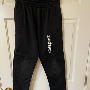 Kids Uhlsport goalkeeper pants size S